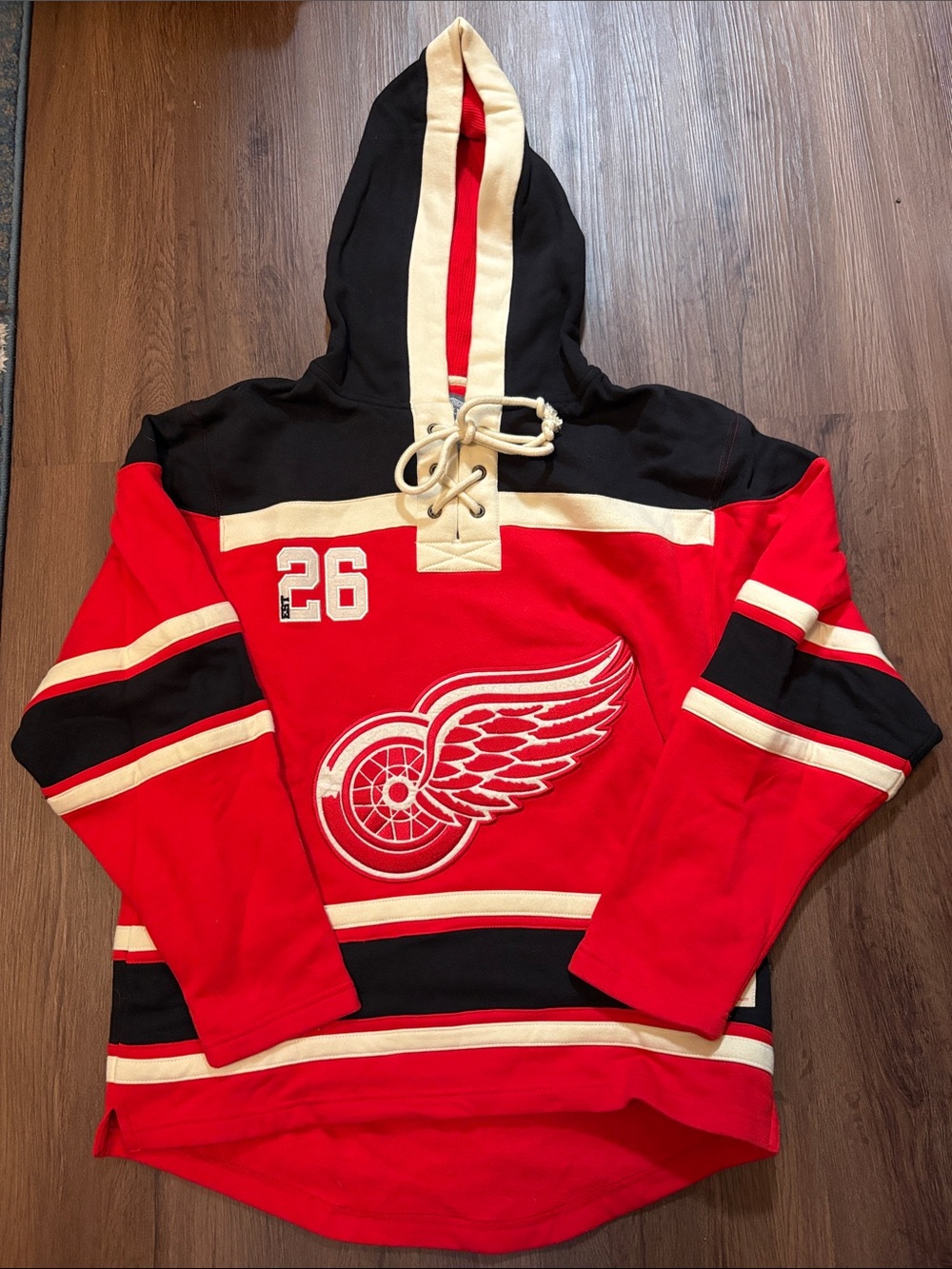 Detroit Red Wings Hockey Pullover Hoodie